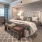 Large bedroom with large window for plenty of natural lighting